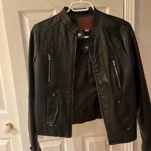 Miss London Faux Leather Jacket